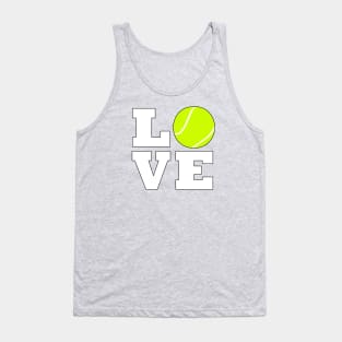 Tennis LOVE Tennis Player or Coach Sports Graphic Tank Top